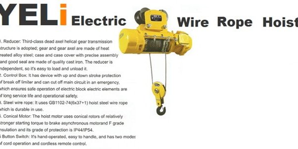yeli Electric Wire Rope Hoist