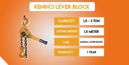 Lever Block Merk Kenichi Made in Japan Lever Block Merk Kenichi Made in Japan