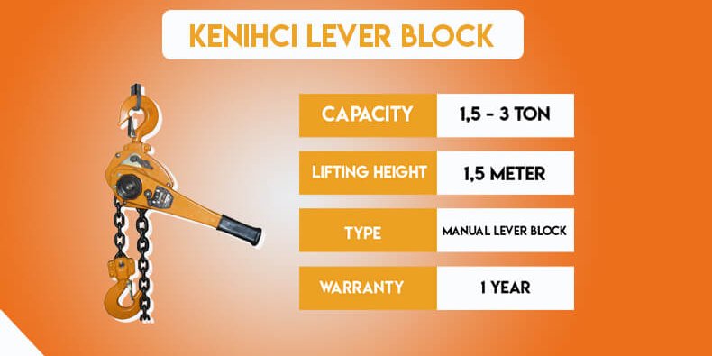 Lever Block Merk Kenichi Made in Japan Lever Block Merk Kenichi Made in Japan
