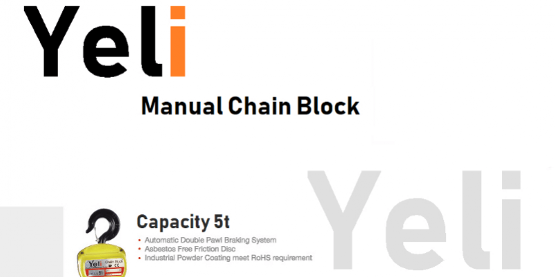 Chain Block Merk Yeli Made in China