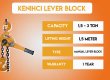 Lever Block Merk Kenichi Made in Japan